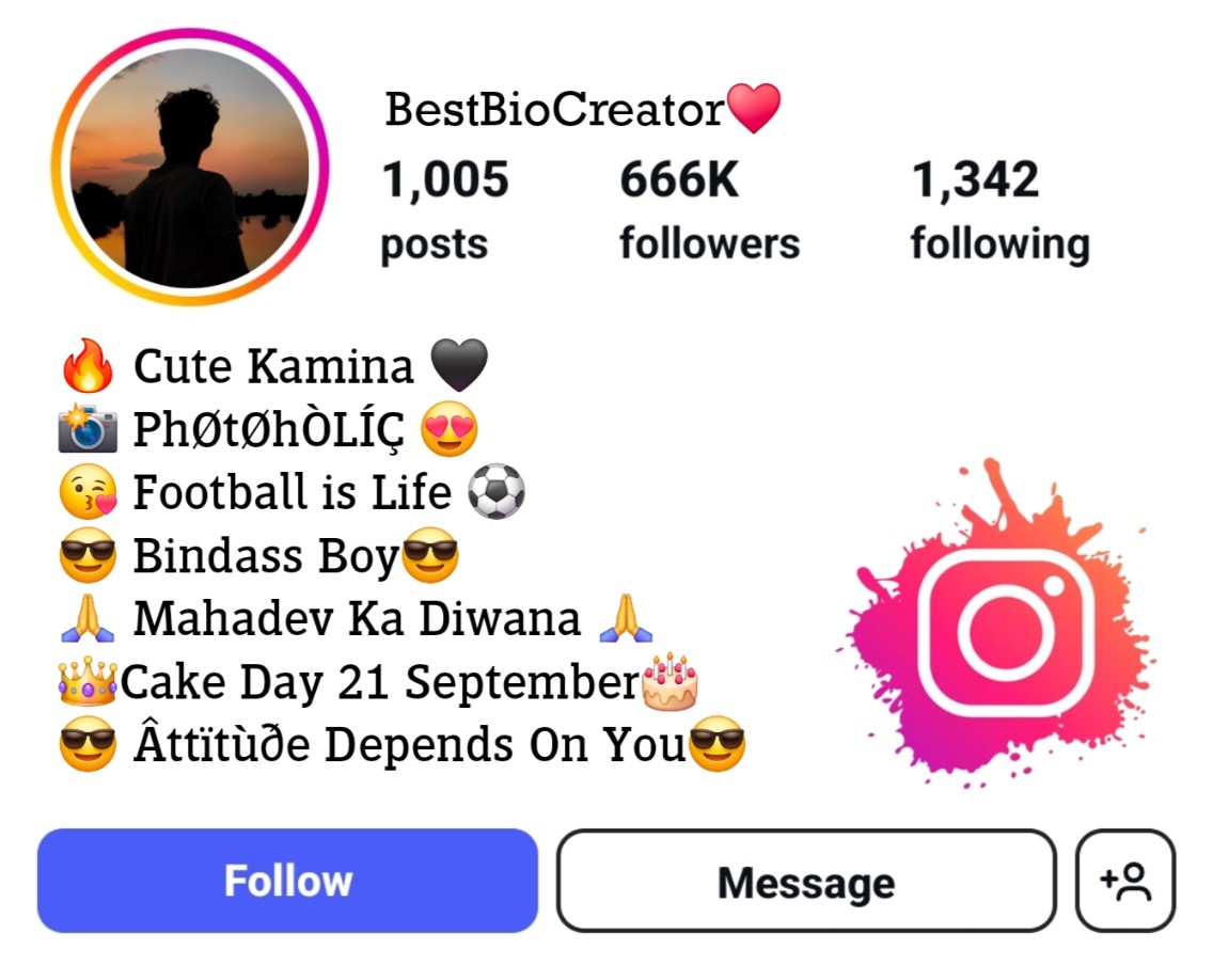Bio For Instagram For Boy Attitude
