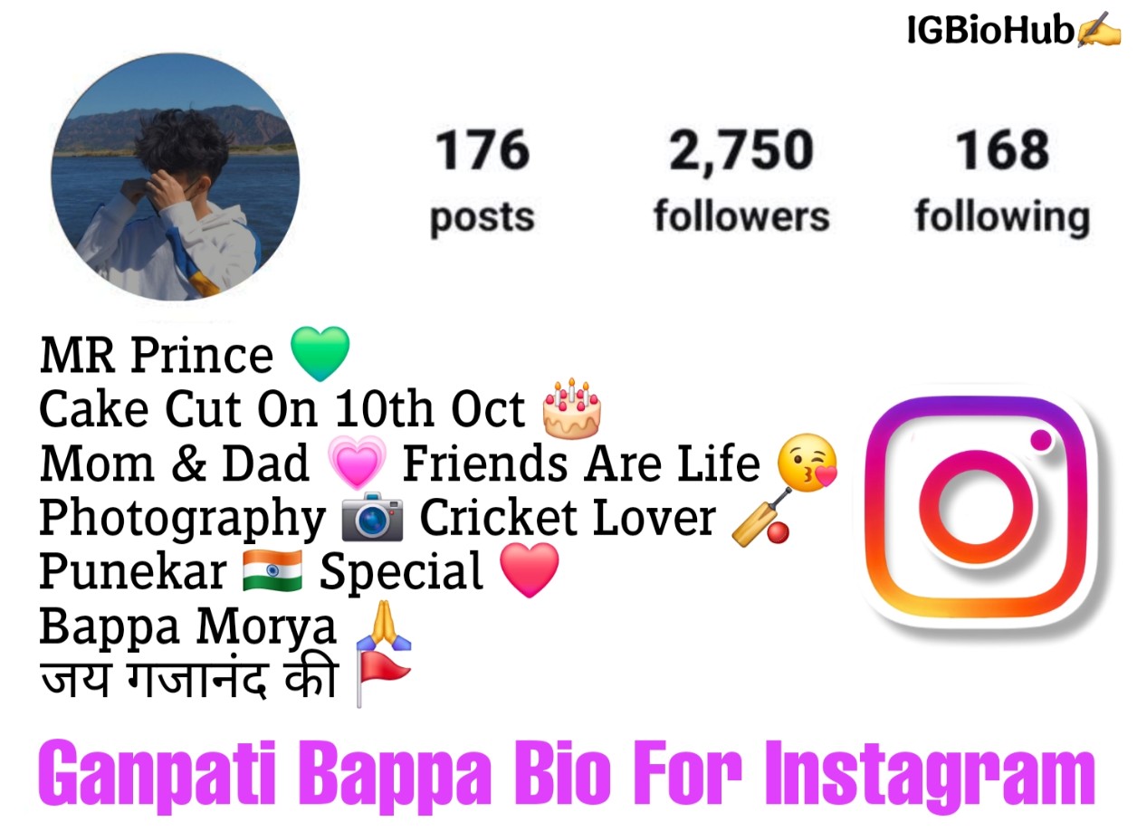 Ganpati Bappa Bio For Instagram