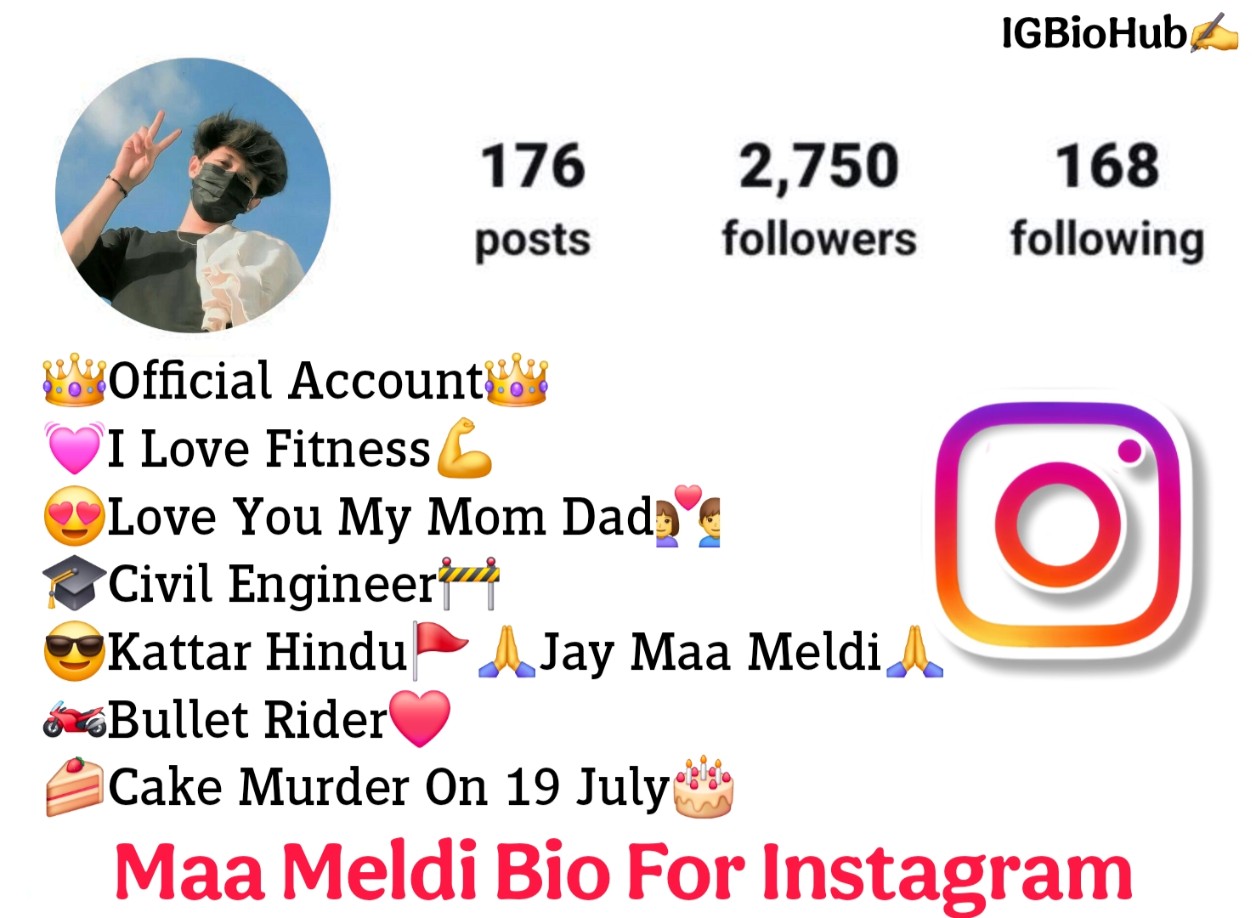 Meldi Maa Bio For Instagram