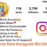 100+ Best Shree Ram Bio For Instagram | जय श्री राम Instagram Bio 2025