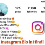 Best Instagram Bio in Hindi
